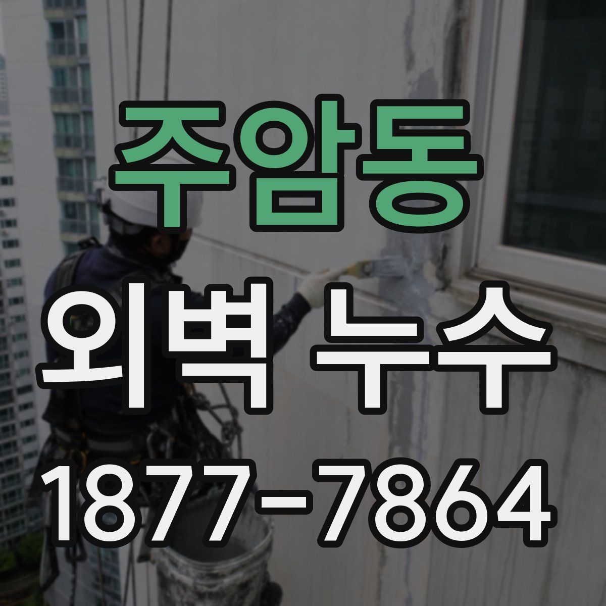 주암동 외벽 누수