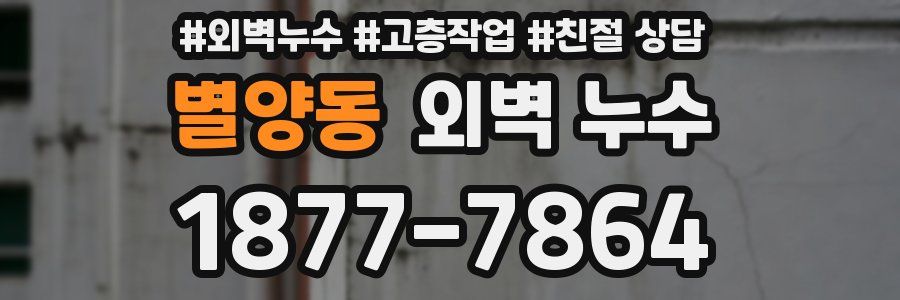 별양동 외벽 누수