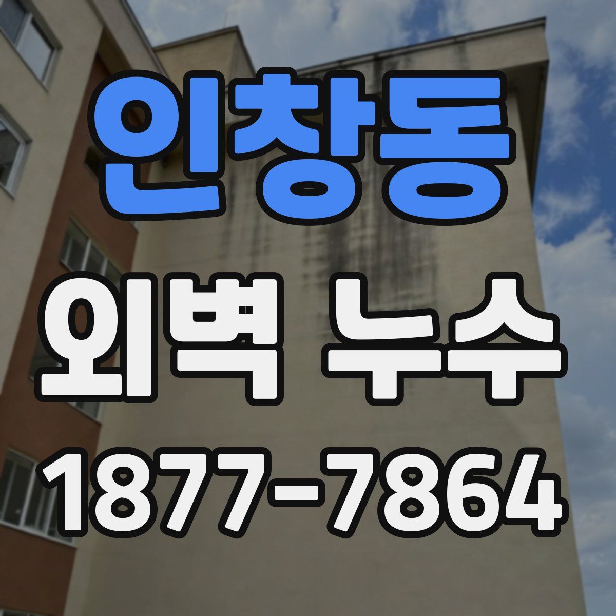 인창동 외벽 누수