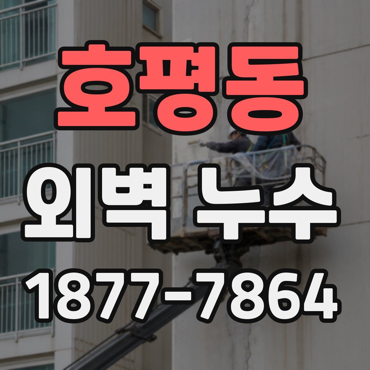 호평동 외벽 누수
