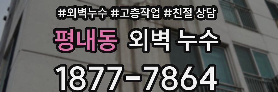 평내동 외벽 누수
