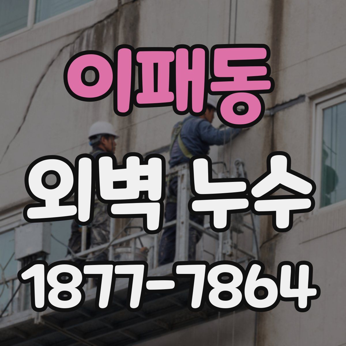 이패동 외벽 누수