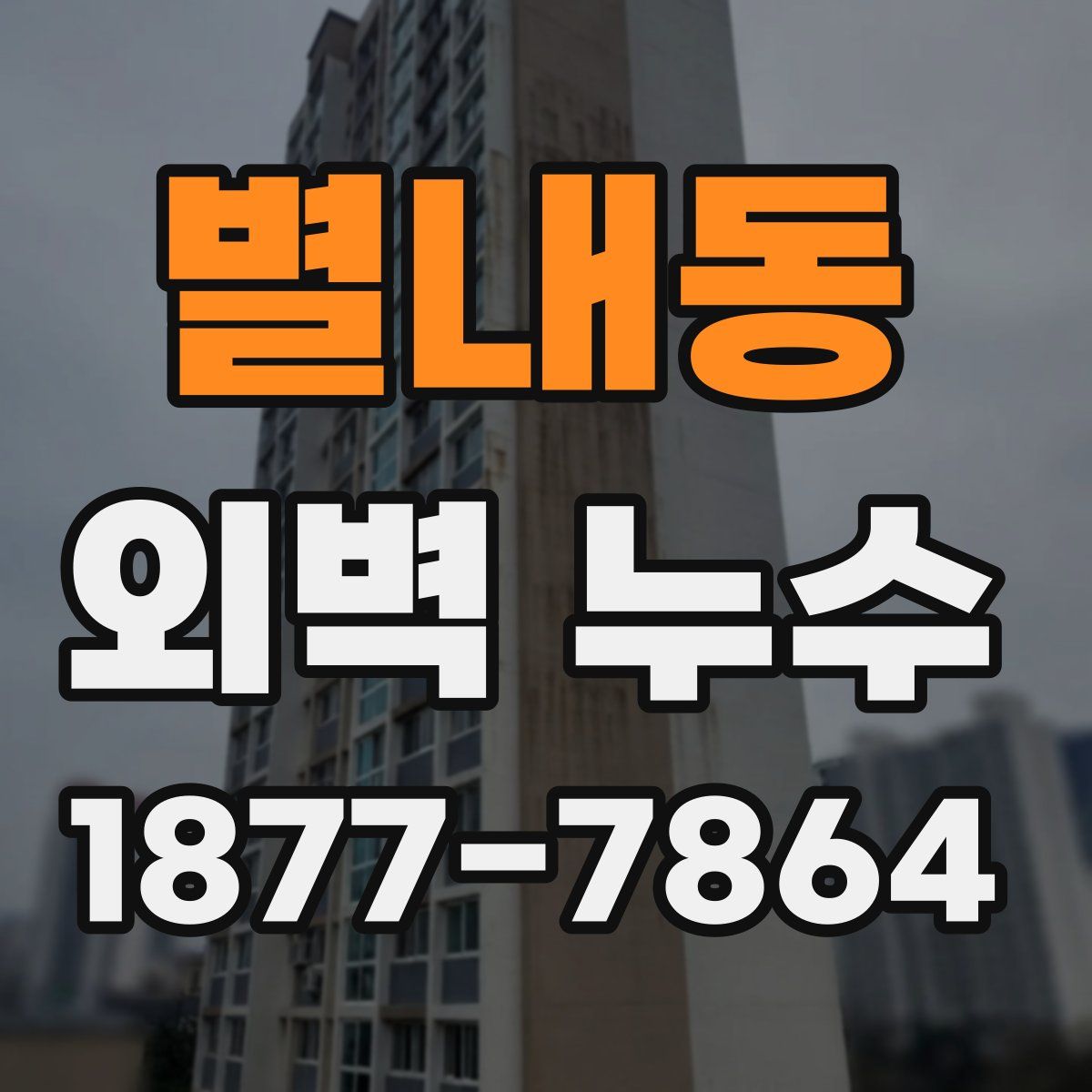 별내동 외벽 누수