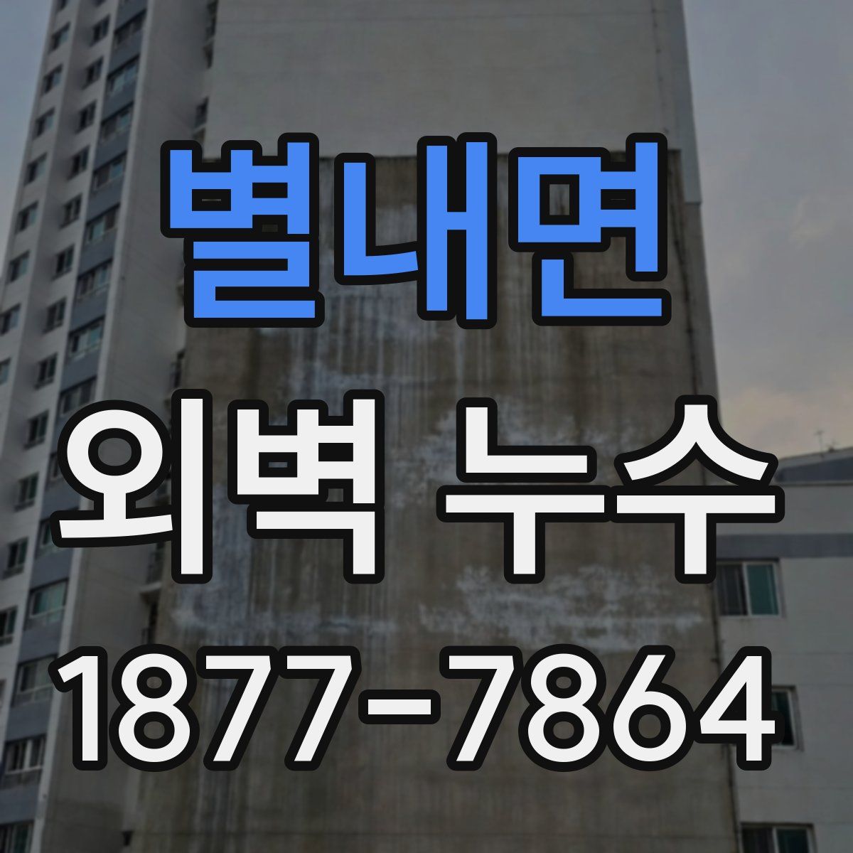 별내면 외벽 누수