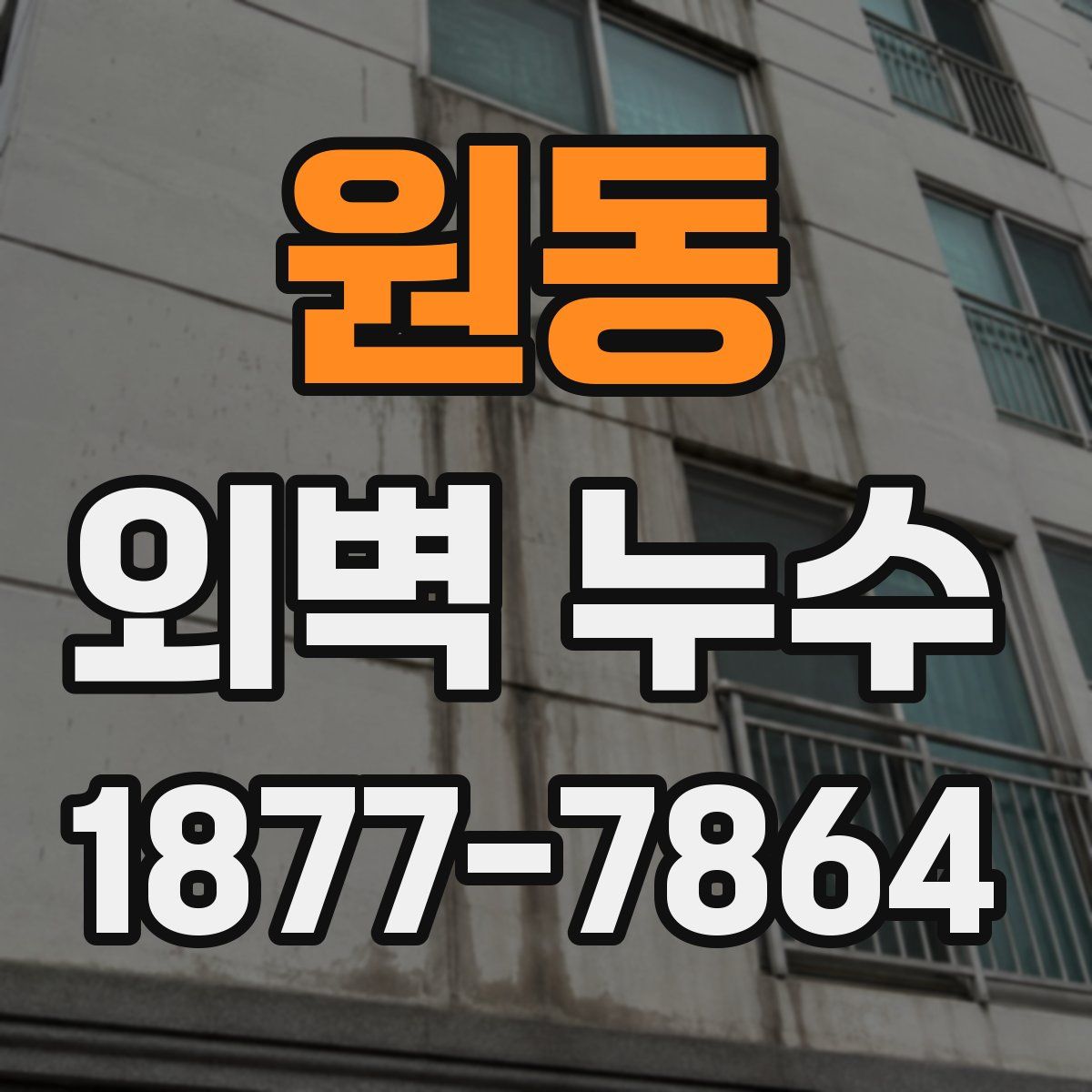 원동 외벽 누수