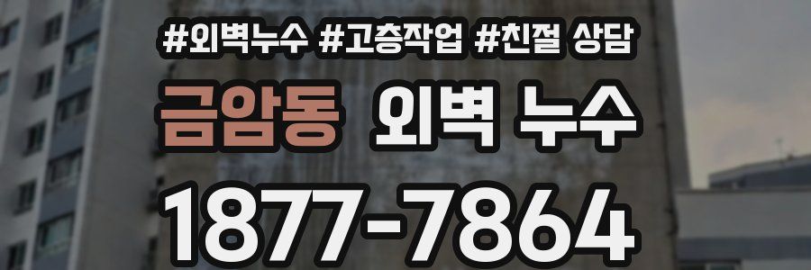 금암동 외벽 누수
