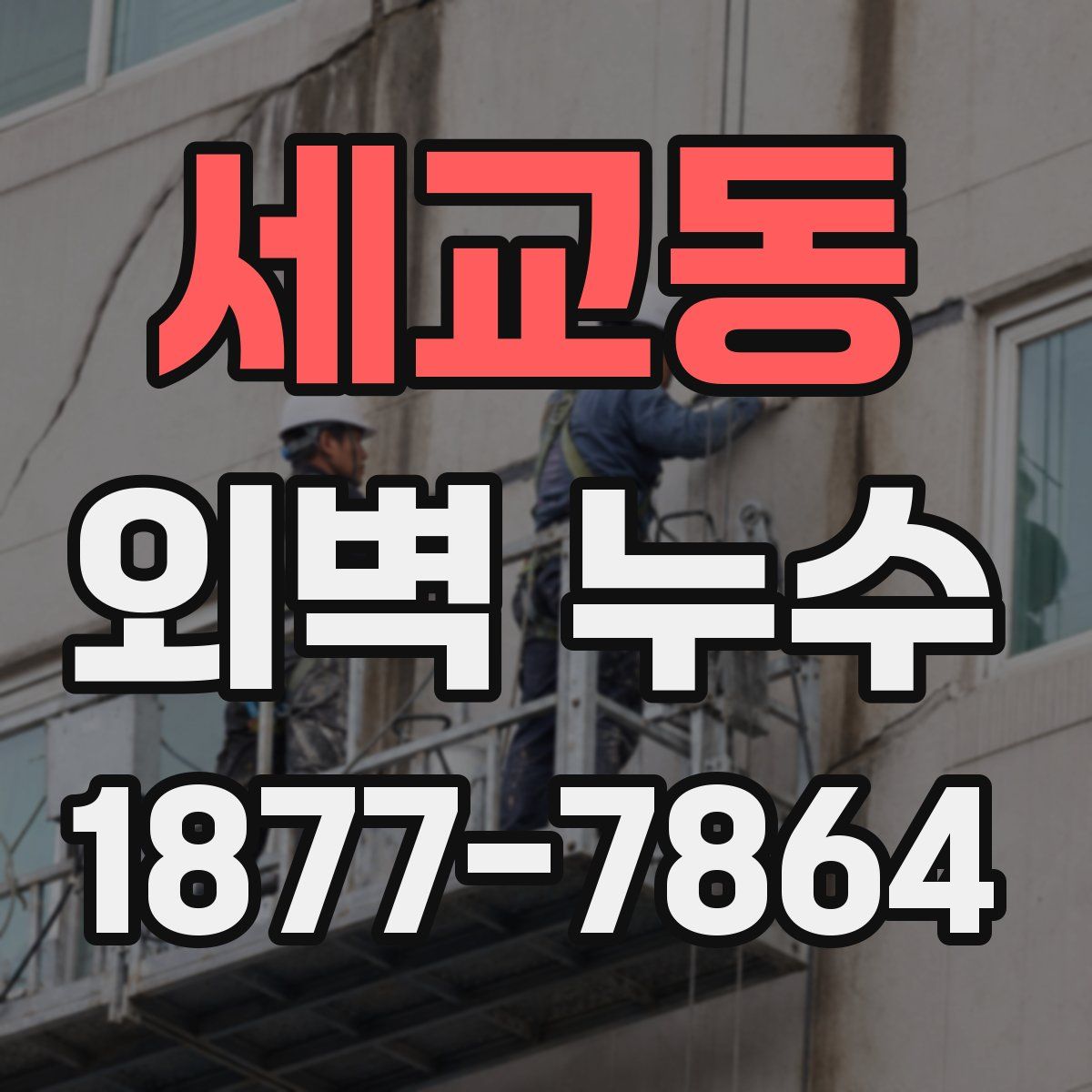 세교동 외벽 누수