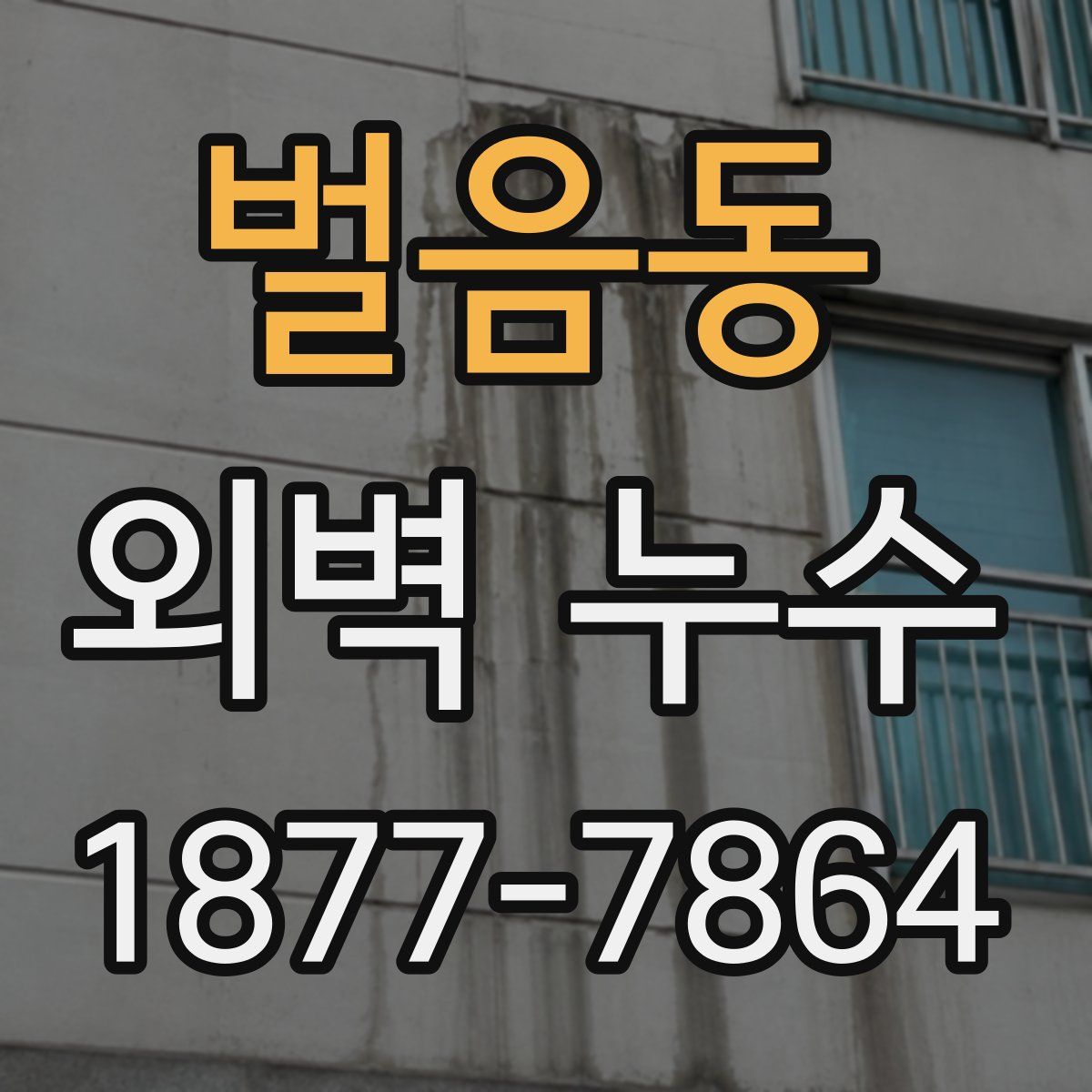 벌음동 외벽 누수