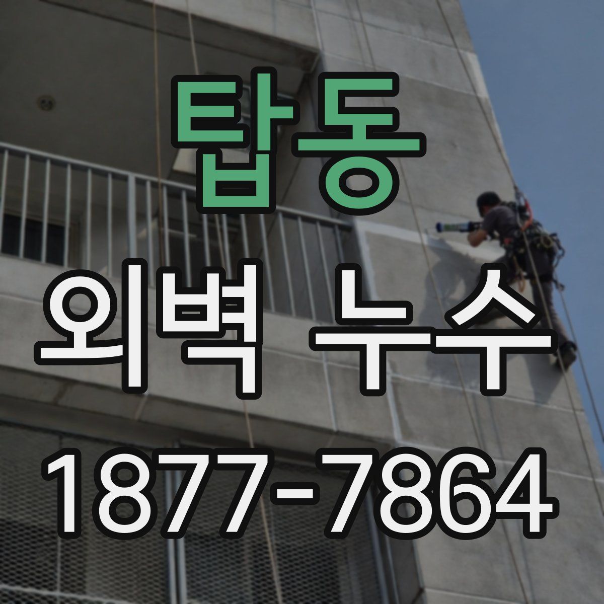 탑동 외벽 누수