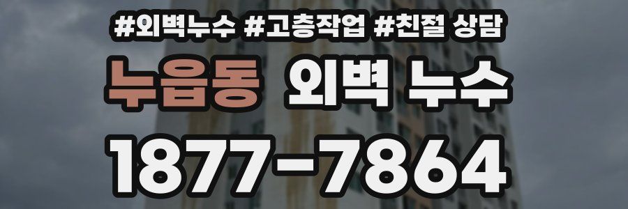 누읍동 외벽 누수