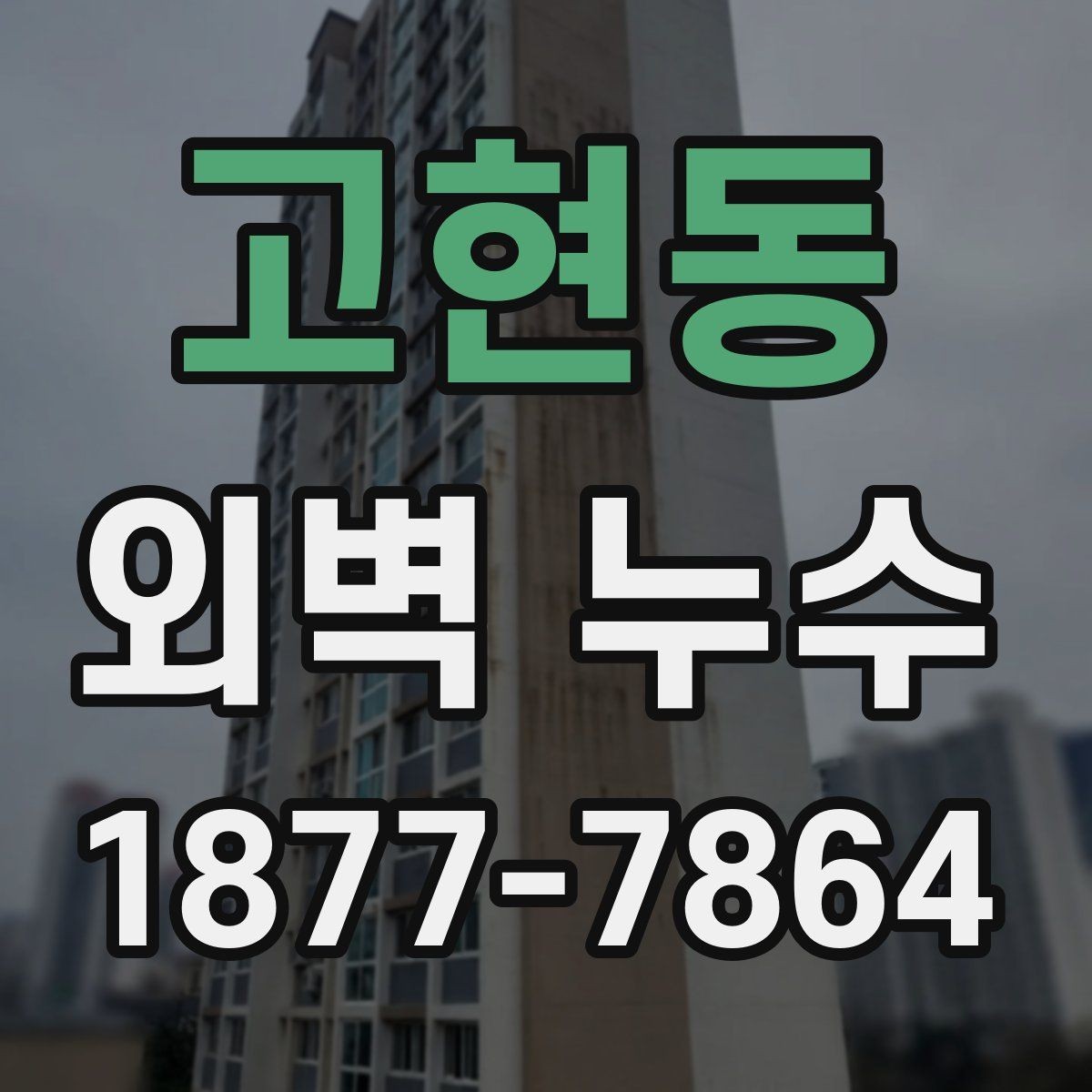 고현동 외벽 누수 공사 전 현장 사진이 필요한 이유