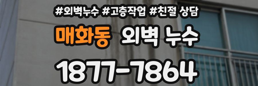 매화동 외벽 누수