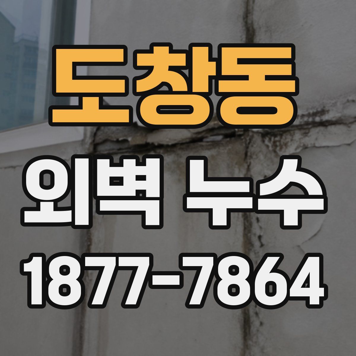 도창동 외벽 누수