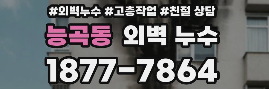 능곡동 외벽 누수