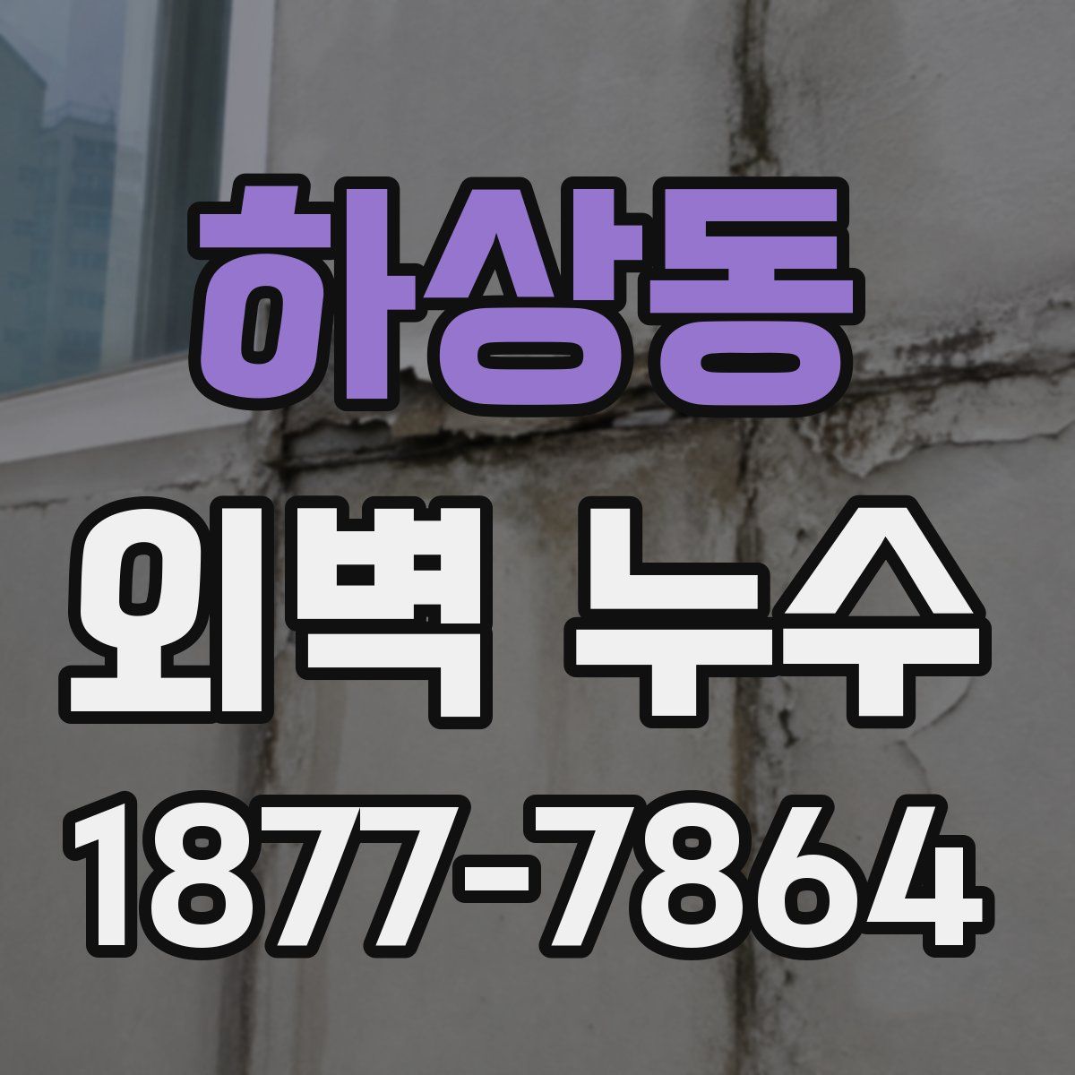 하상동 외벽 누수