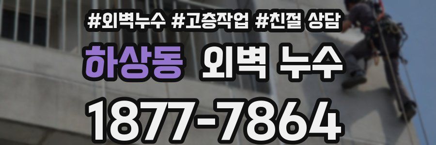 하상동 외벽 누수