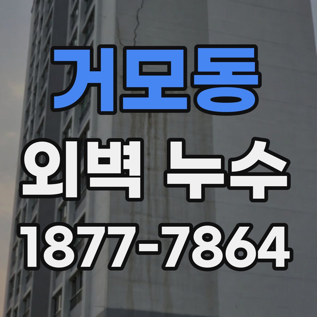 거모동 외벽 누수