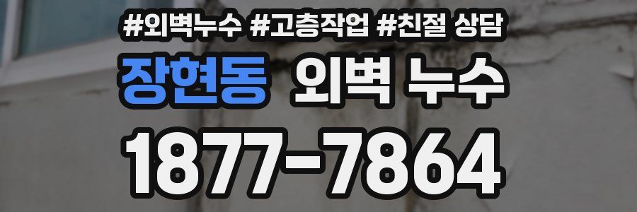 장현동 외벽 누수