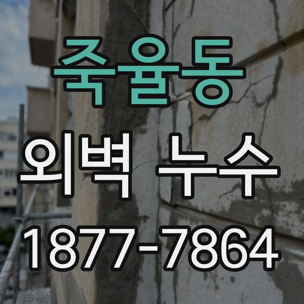 죽율동 외벽 누수