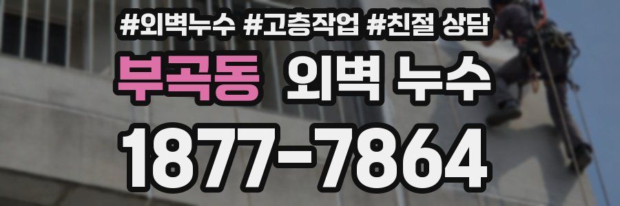 부곡동 외벽 누수