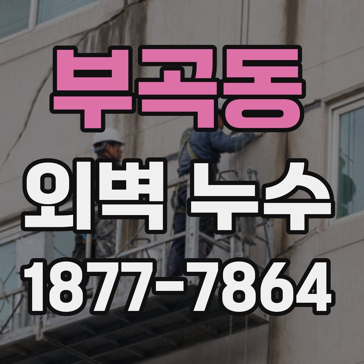 부곡동 외벽 누수