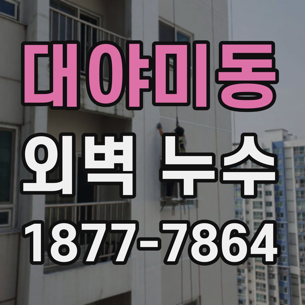 대야미동 외벽 누수