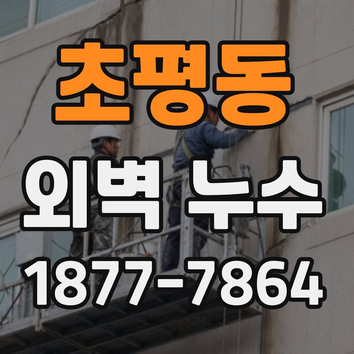 초평동 외벽 누수