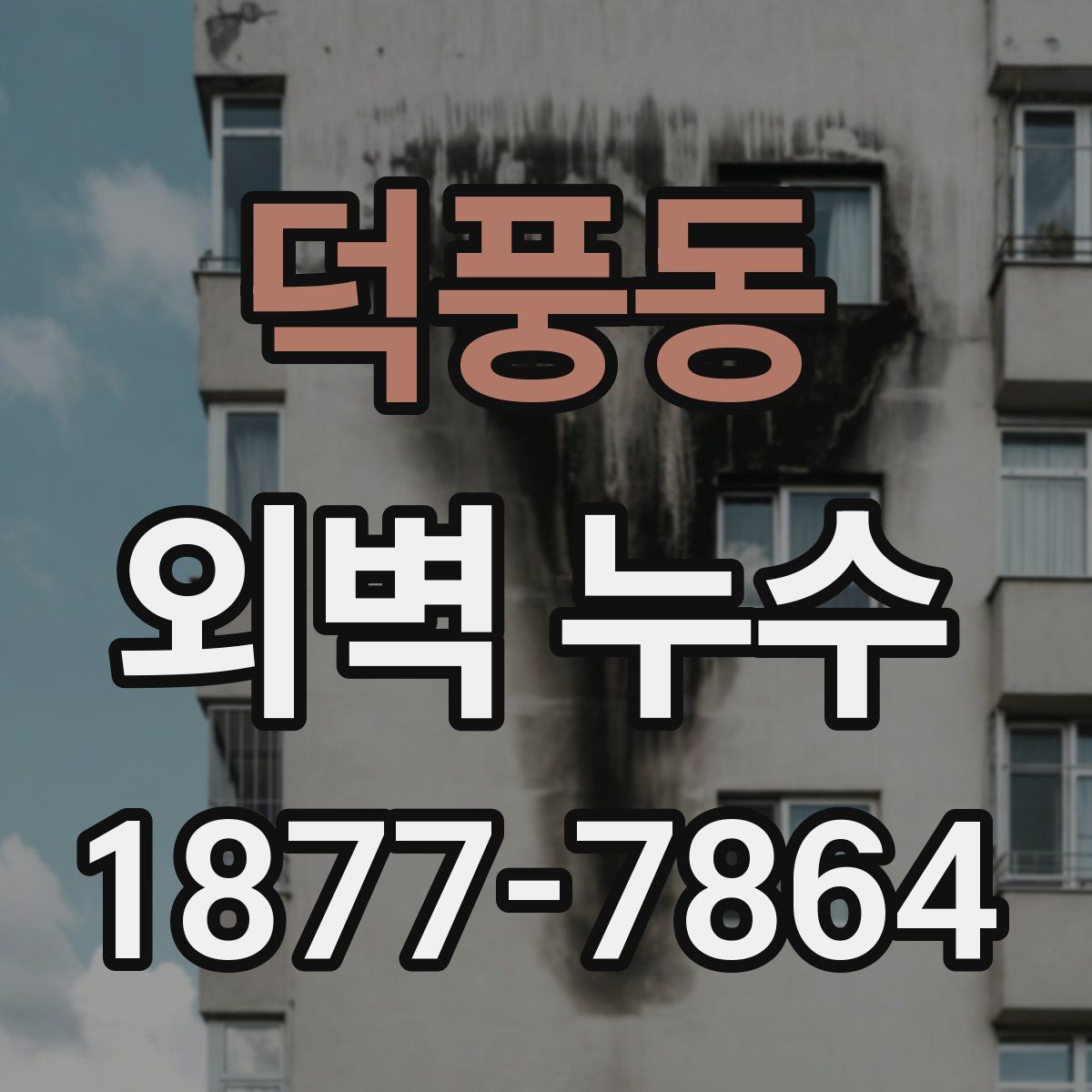 덕풍동 외벽 누수