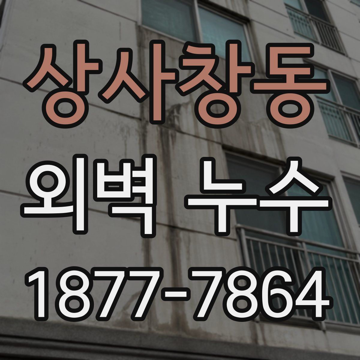 상사창동 외벽 누수