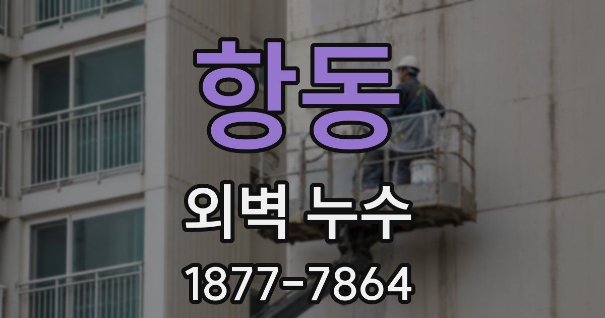 항동 외벽 누수