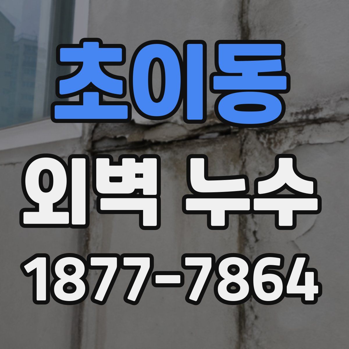 초이동 외벽 누수