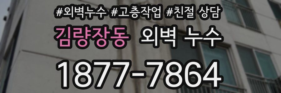 김량장동 외벽 누수