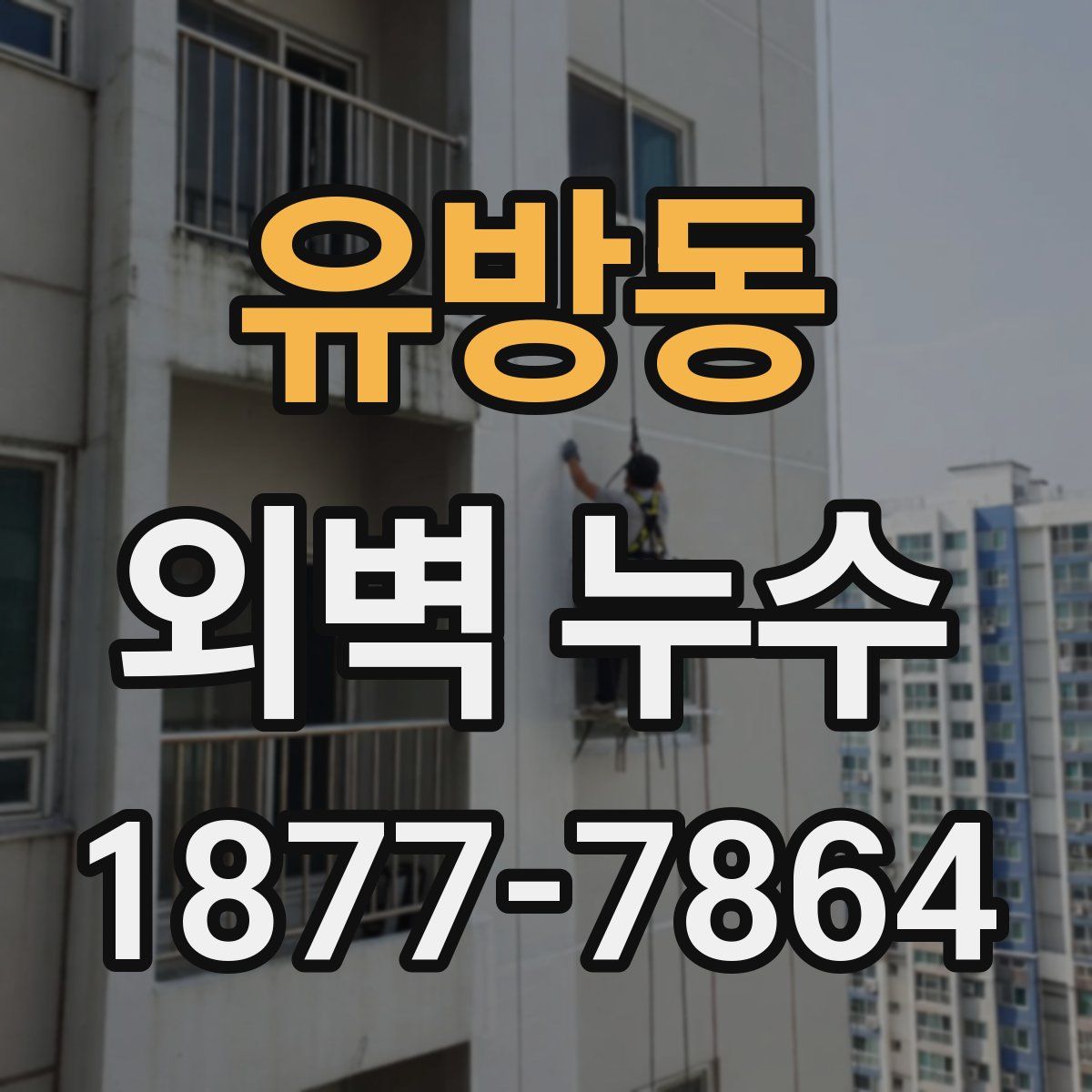 유방동 외벽 누수