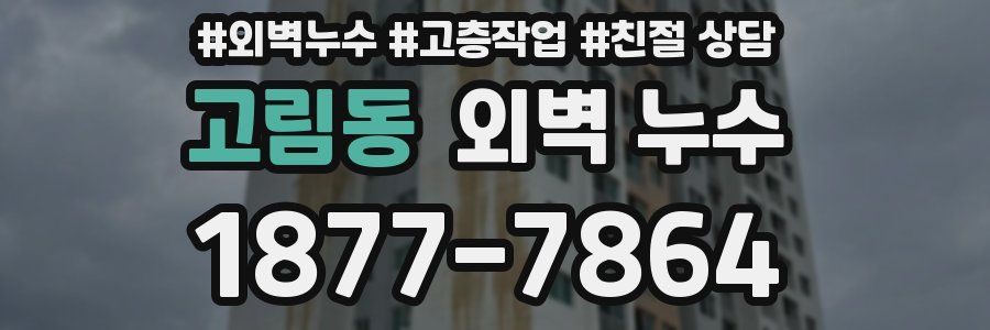 고림동 외벽 누수