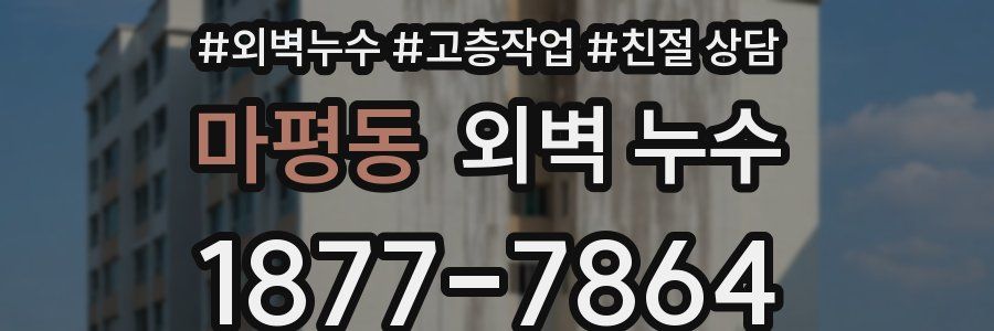 마평동 외벽 누수