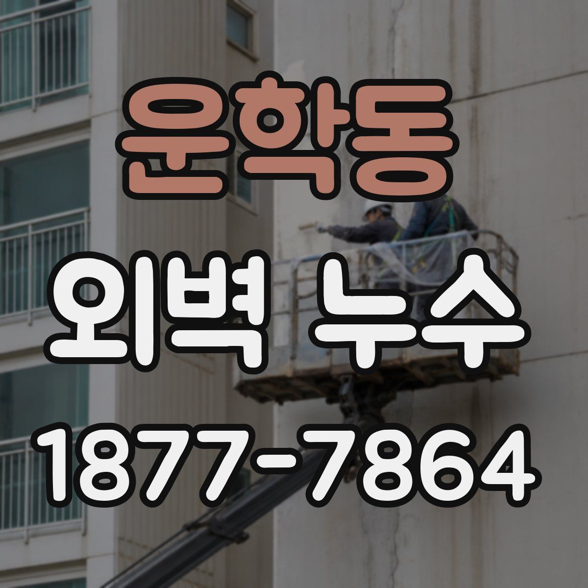 운학동 외벽 누수
