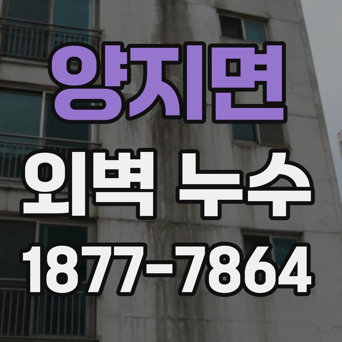 양지면 외벽 누수 점검을 맡길 때 주의할 점