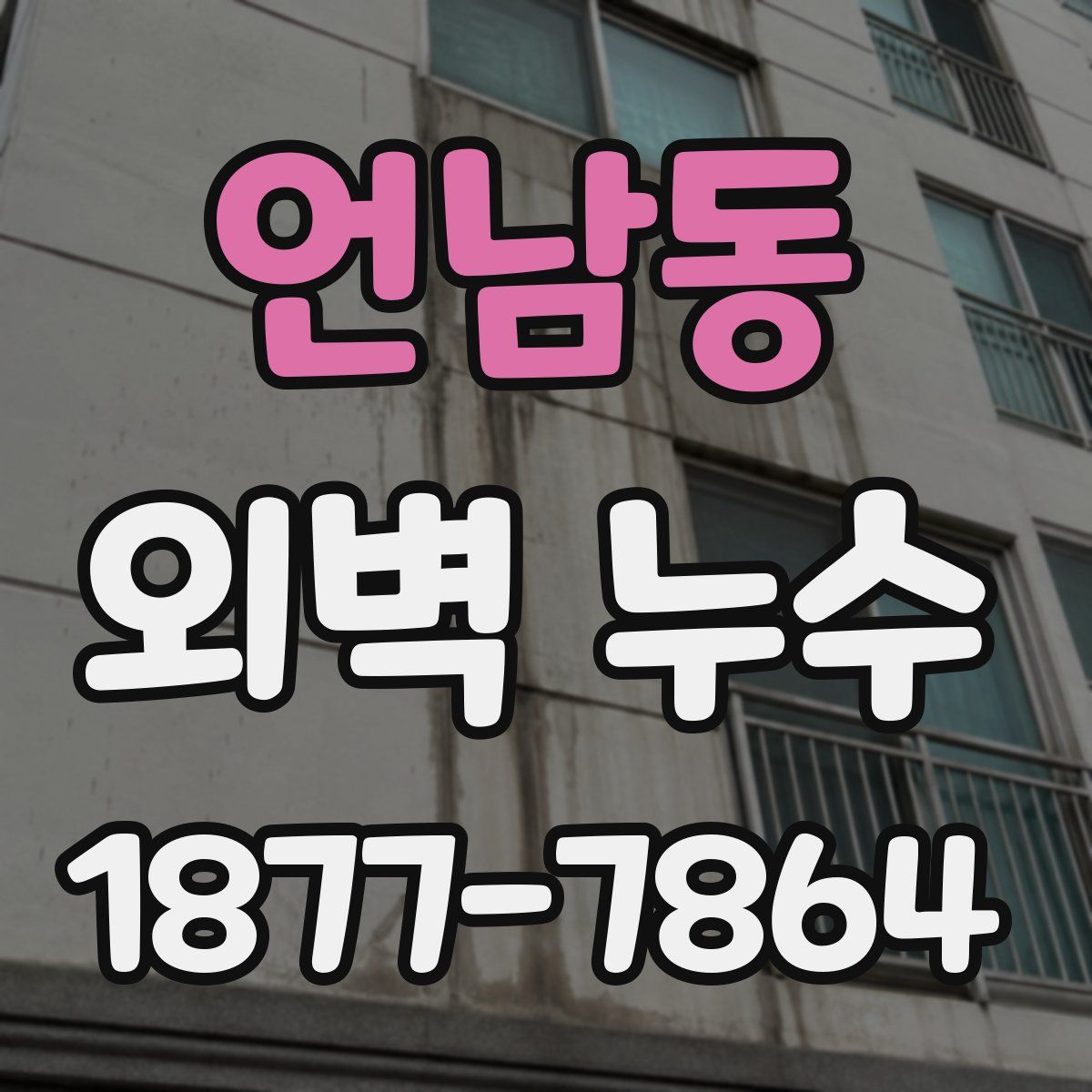 언남동 외벽 누수