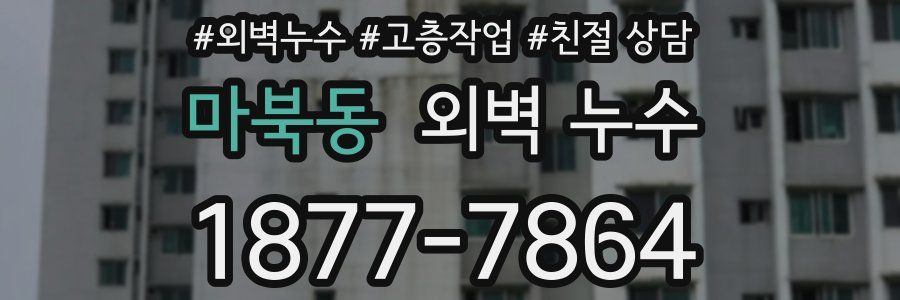 마북동 외벽 누수