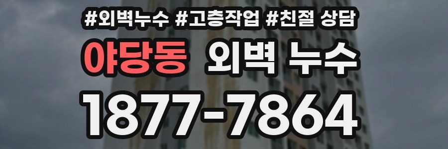 야당동 외벽 누수