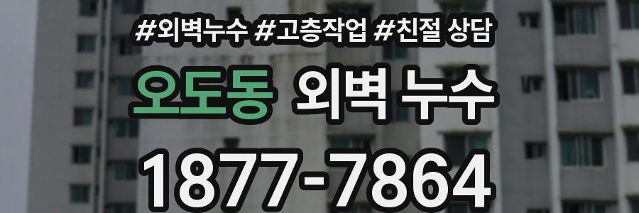오도동 외벽 누수