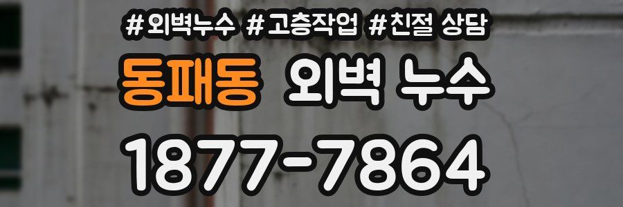 동패동 외벽 누수