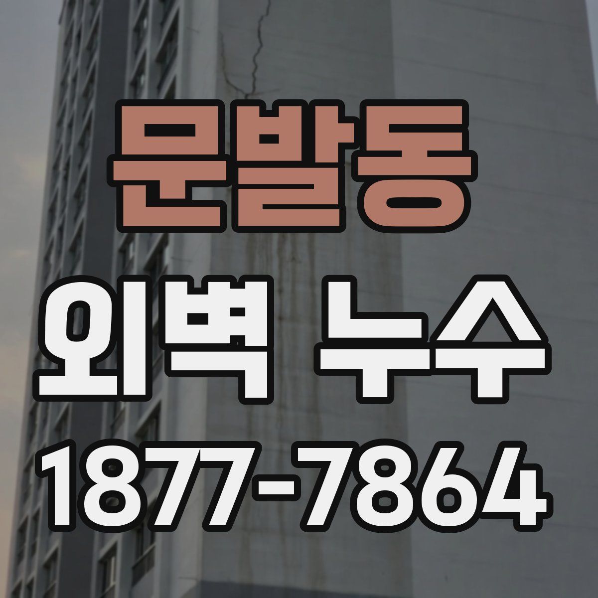 문발동 외벽 누수