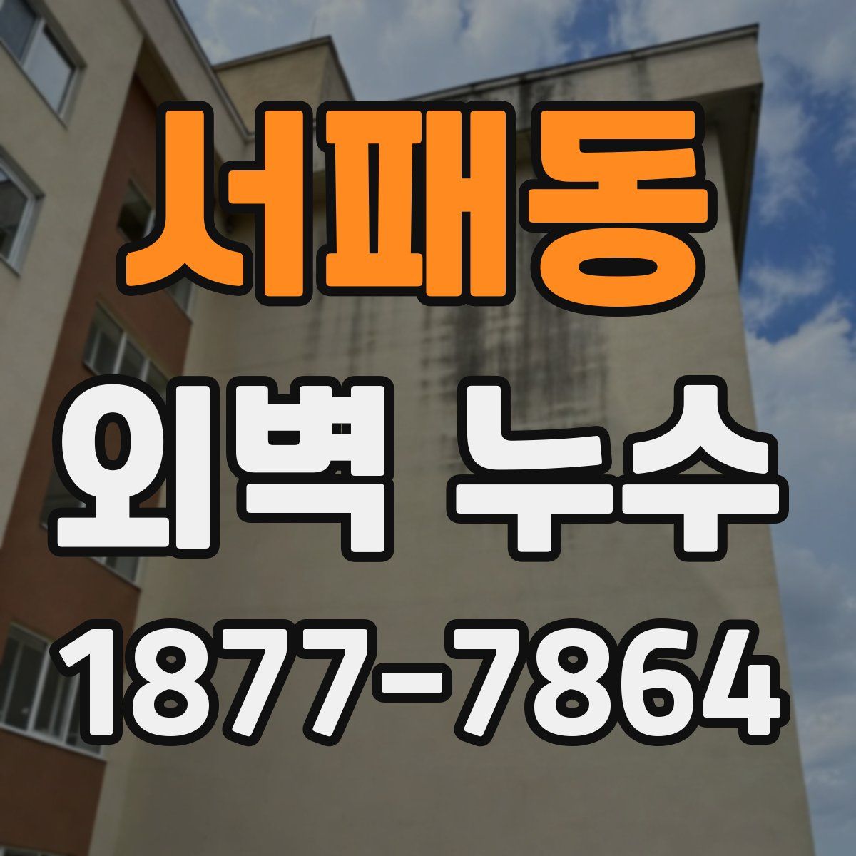 서패동 외벽 누수