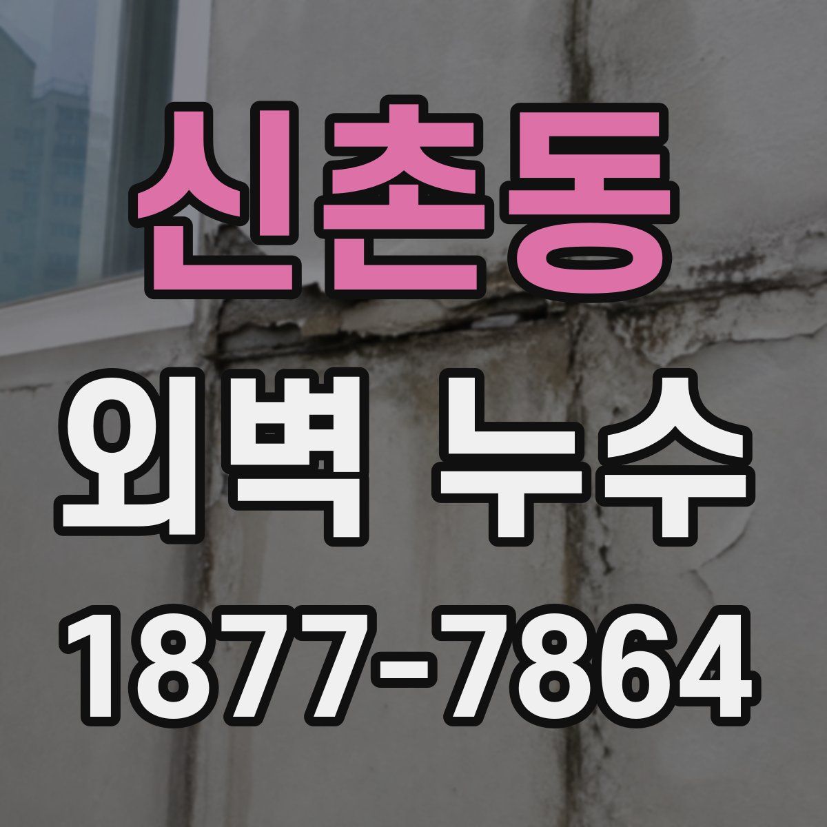 신촌동 외벽 누수