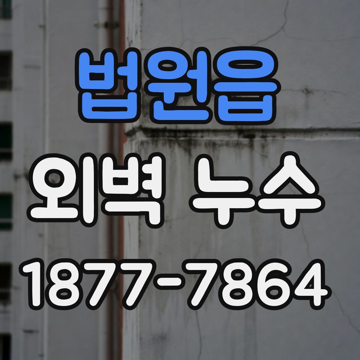 법원읍 외벽 누수