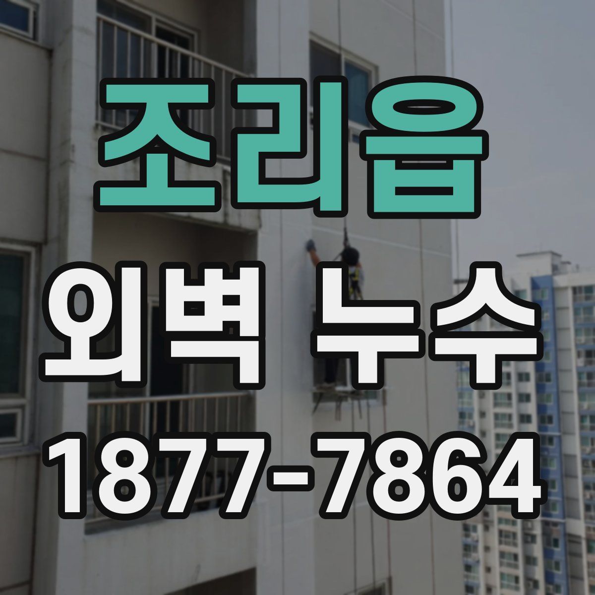 조리읍 외벽 누수