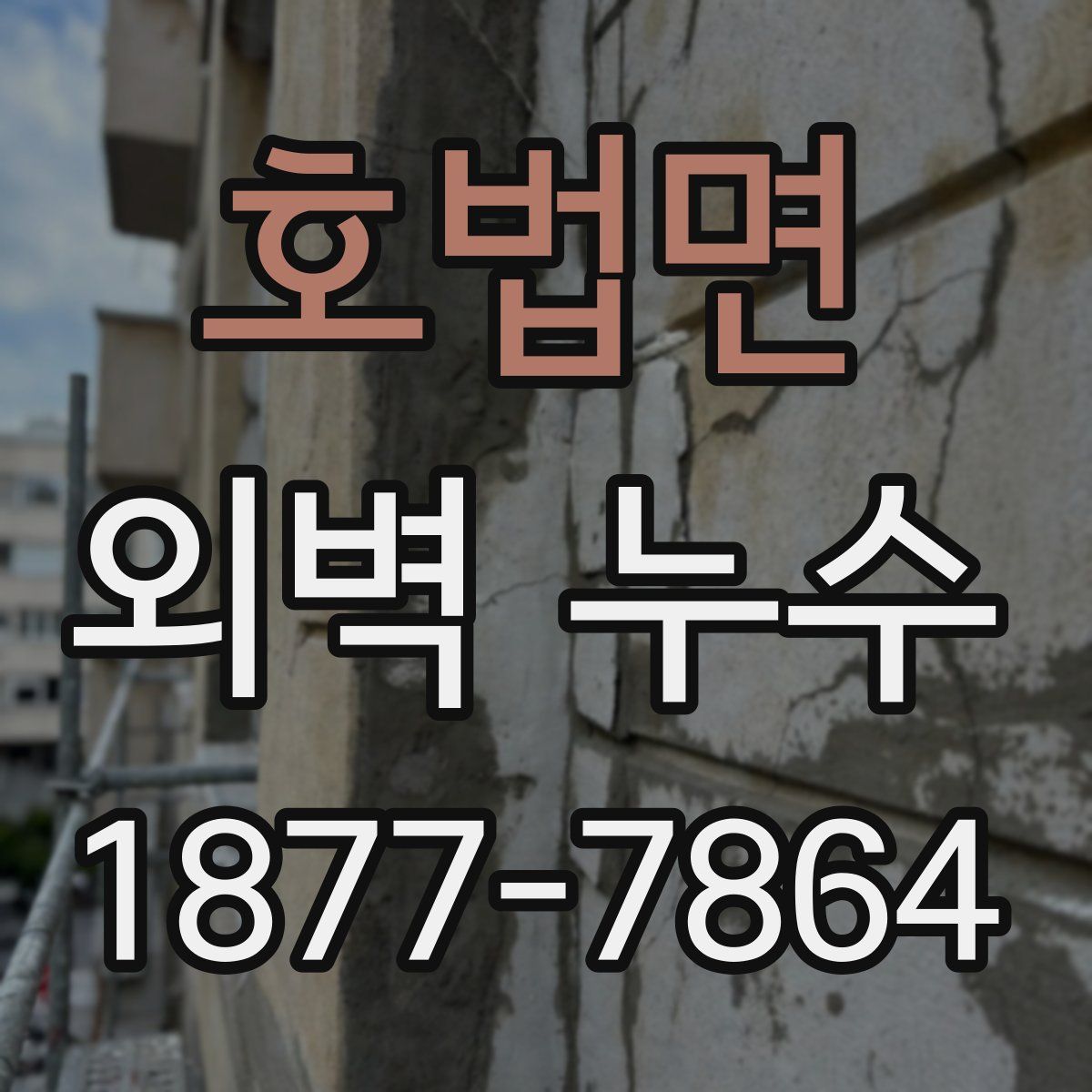 호법면 외벽 누수