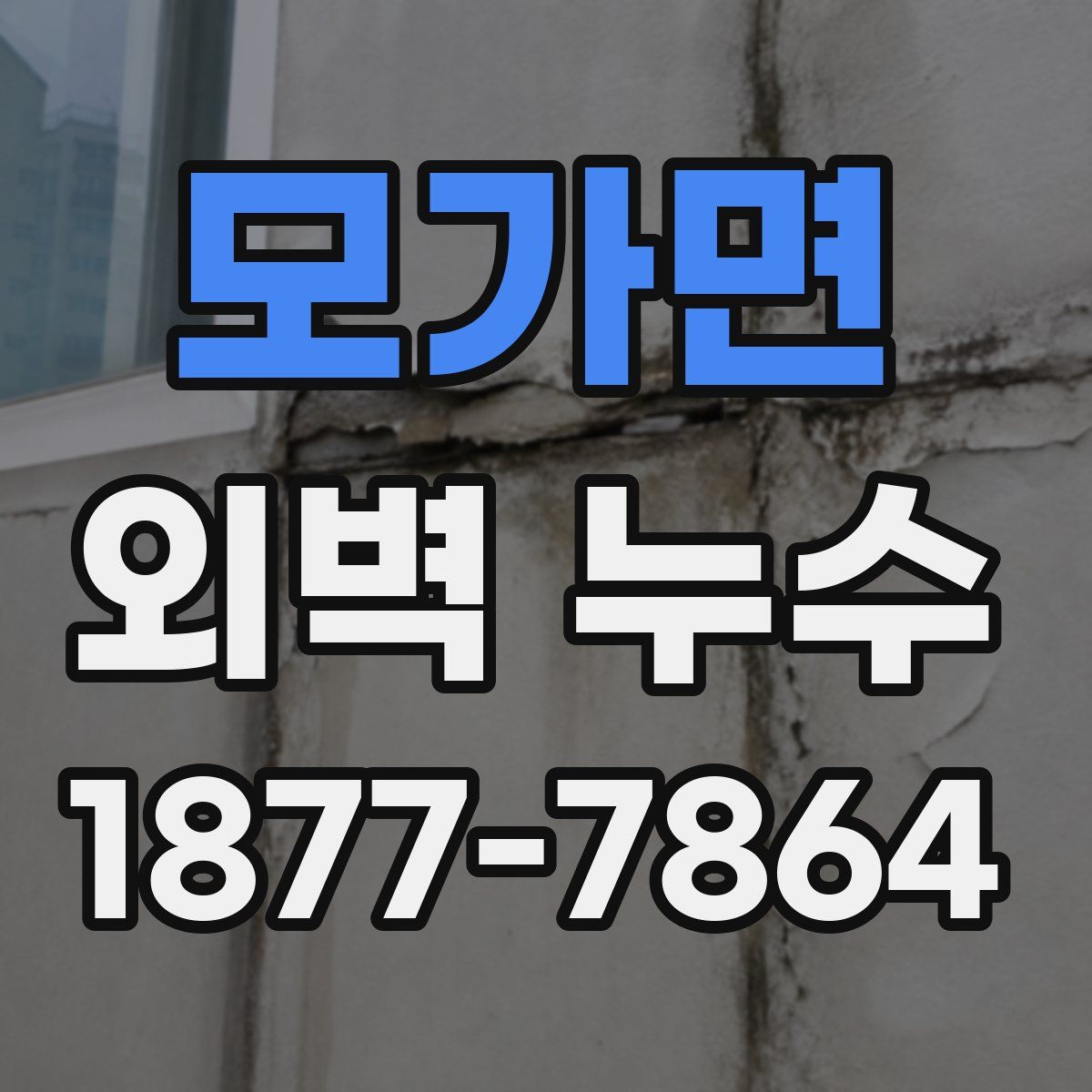 모가면 외벽 누수
