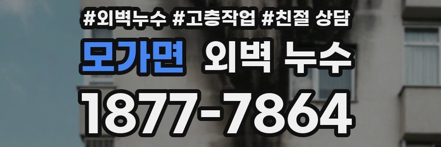 모가면 외벽 누수
